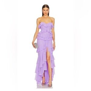 Michael Costello x REVOLVE Oleksandra Gown in Lilac